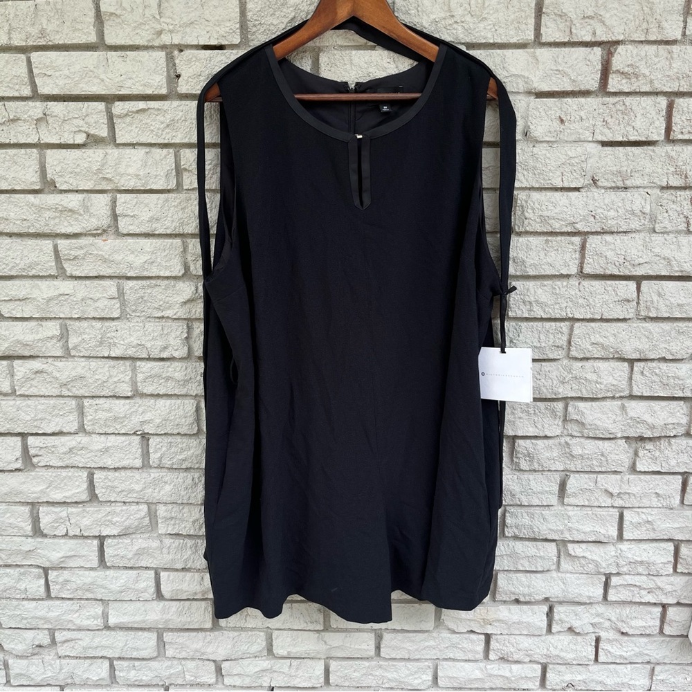 NWT Victoria Beckham For Target Black Sleeveless Belted Romper Size 3X